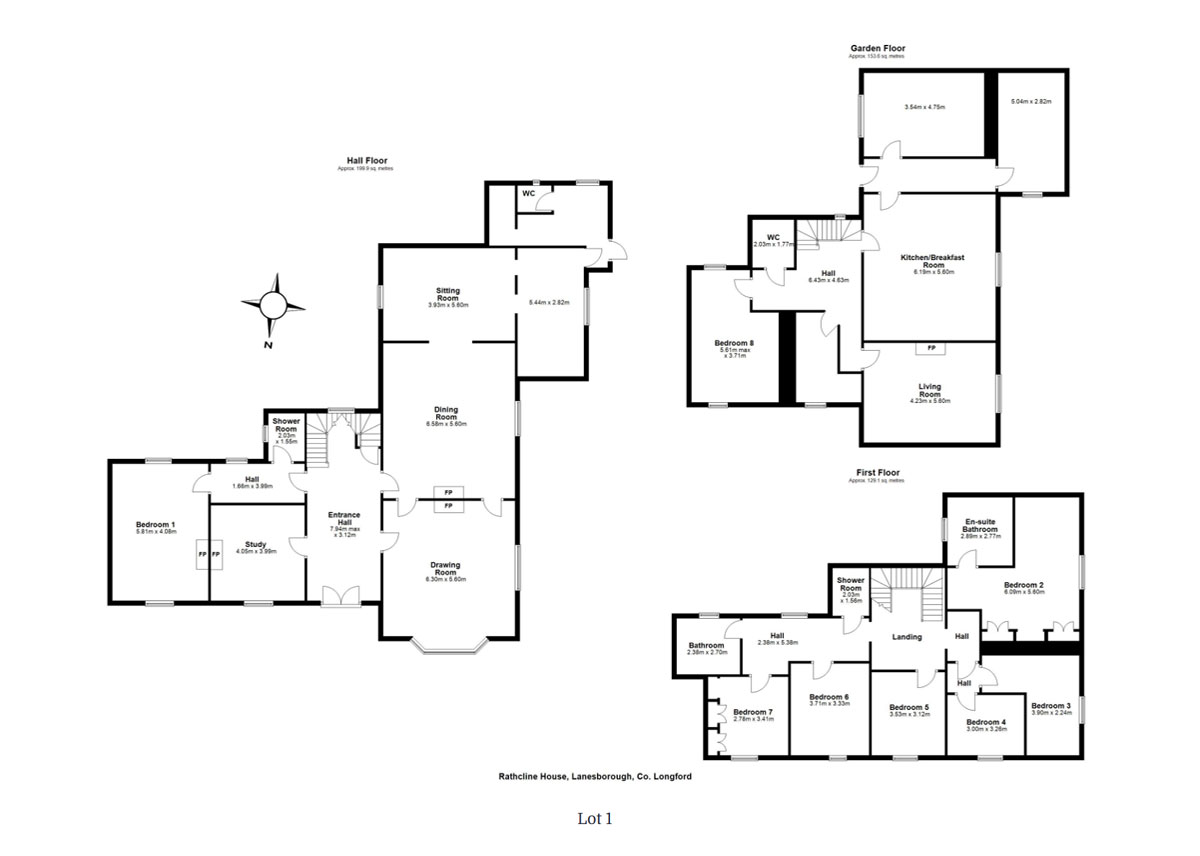 Historic Period House For Sale: Rathcline House & Farm, Rathcline, Lanesborough, Co. Longford Historic Period House For Sale: Rathcline House & Farm, Rathcline, Lanesborough, Co. Longford
