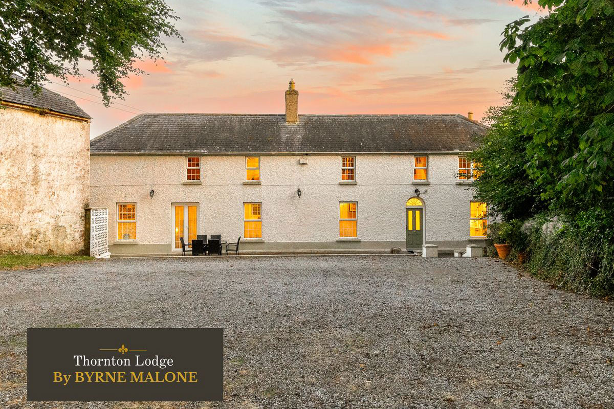 Country Residence For Sale: Thornton Lodge, Ballysax, The Curragh, Co. Kildare